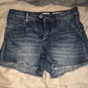 Denim shorts